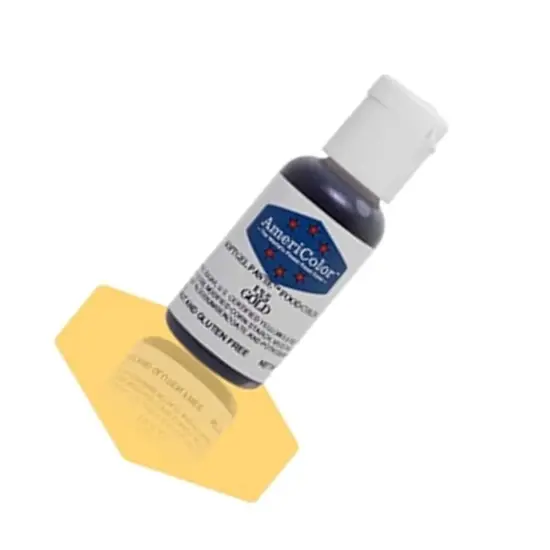 Gold Soft Gel Paste Food Color Certified Kosher 3/4 Ounces {2}