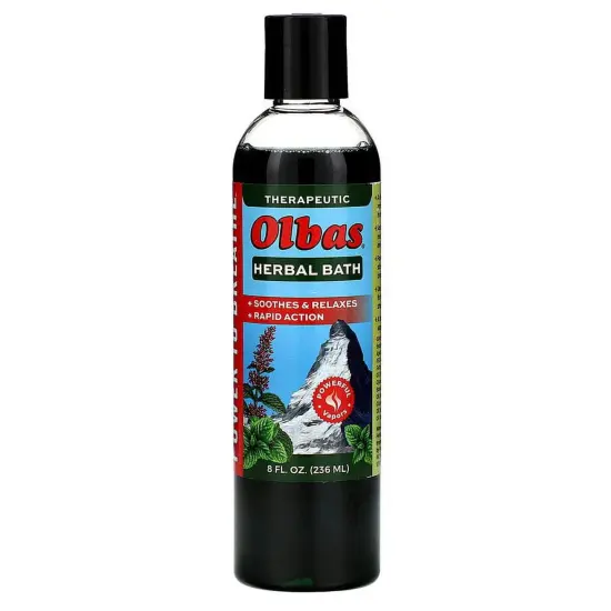 Olbas Herbal Bath, Natural Aromatic Relief for Colds, Muscle Tension and Stress, Soothing All-Natural Essential Oils, 5.3 oz Powdered Formula {5}
