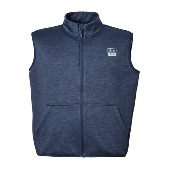 HUK&reg; Men's Cold Front Vest Nvl acadmy hthr {1}