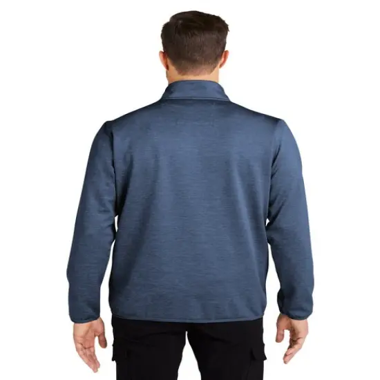HUK&reg; Men's Cold Front Quarter Zip Harbormist hthr {6}