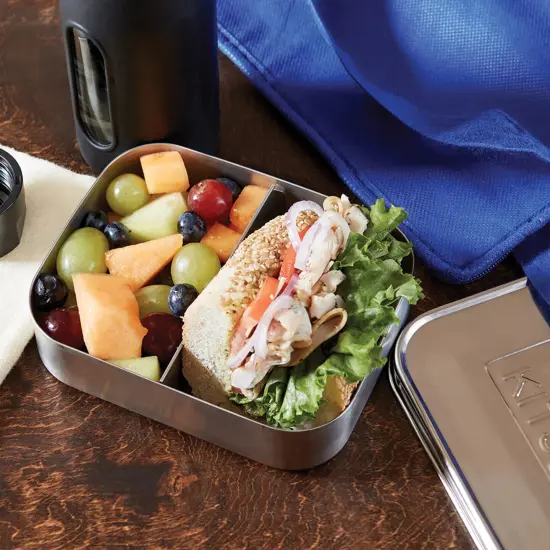 Fox Run Stainless Steel 2-Compartment Container {6}