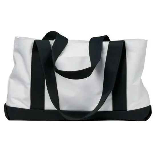 Liberty Bags&reg; P & O Cruiser Tote WHITE/ BLACK {1}