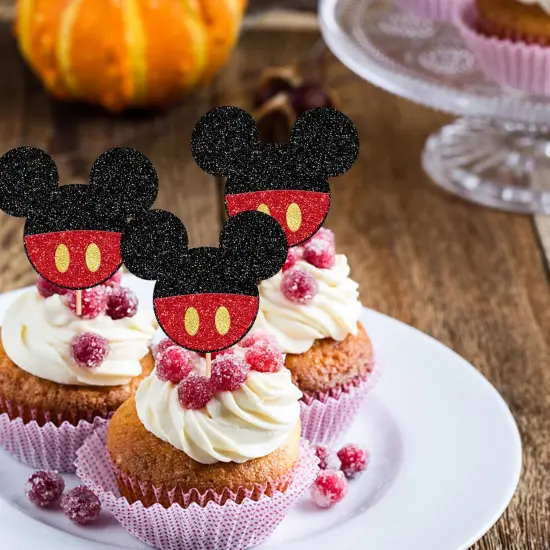 24 Pack Mouse Inspired Cupcake Toppers {3}
