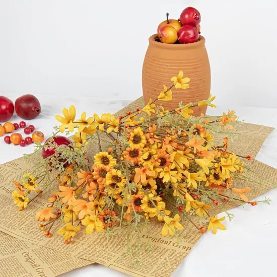 Fall Flower Decorations 12 Pack {4}