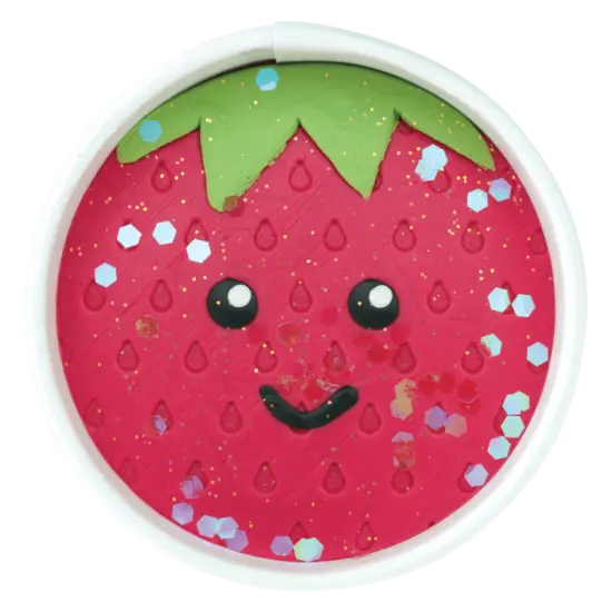 STRAWBERRY PLAY DOUGH {2}