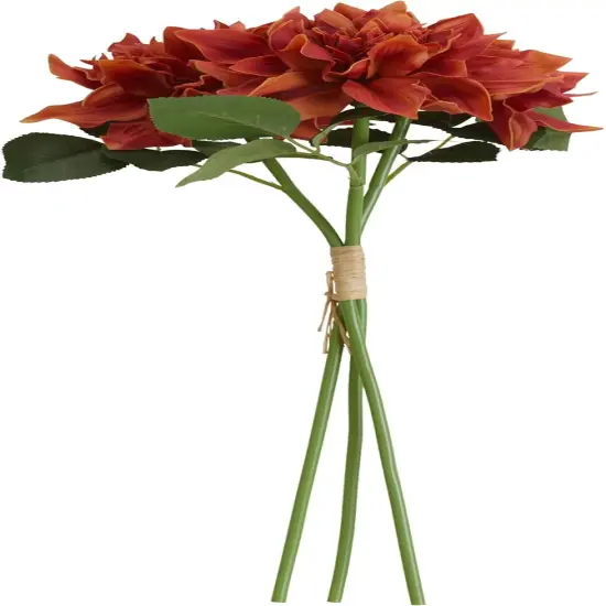Copper Mum Artificial Flower Stems Fall {1}