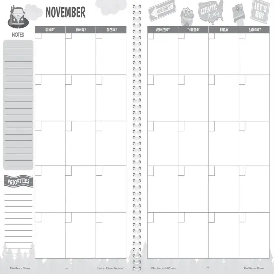 Road Trip Teacher Plan Book {5}