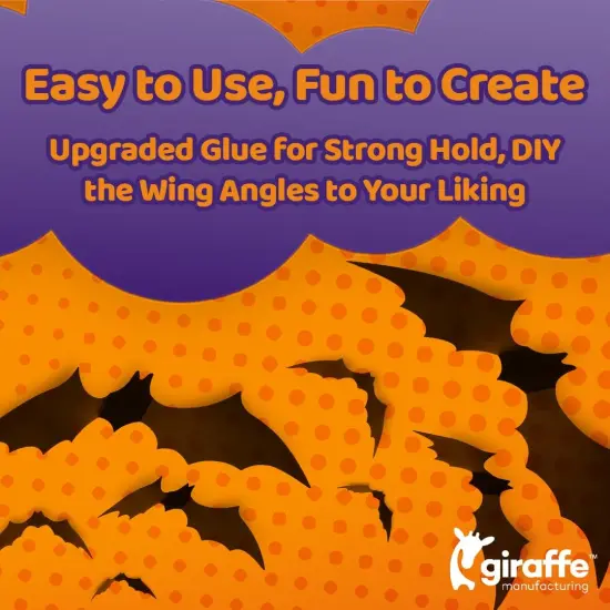 Halloween Bats Wall Decor {3}