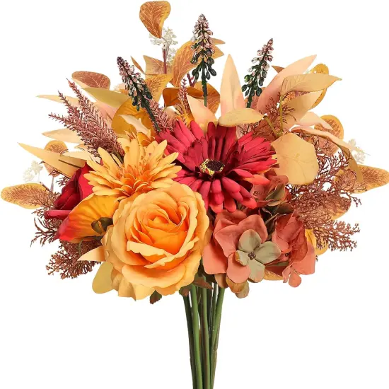 Artificial Fall Flowers Bouquet for Decoration {1}