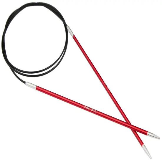 KnitPro-Zing Fixed Circular Needles 32"-Size 1.5/2.50mm {2}