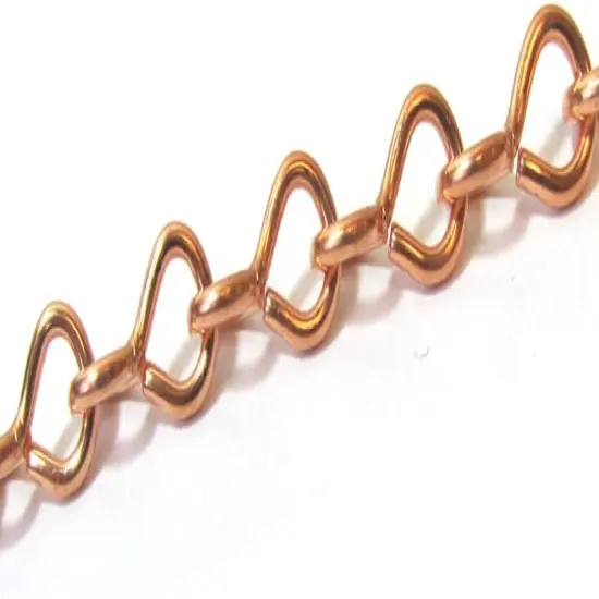 Solid Copper Decorative Jack Chain, 17 Gauge. - 10ft. Unit {1}