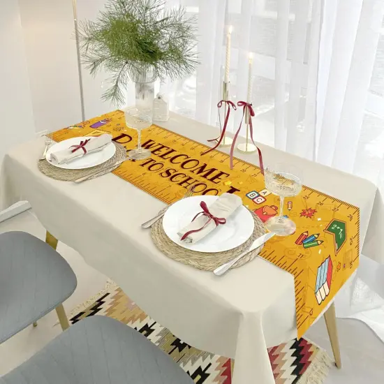 Welcome Back to School Table Runner {4}