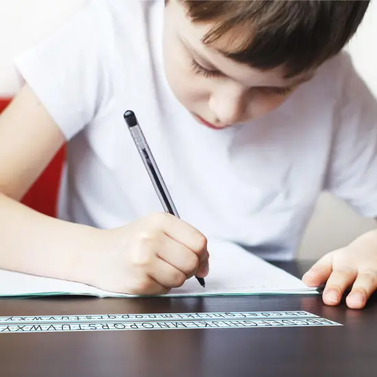 Alphabet Letters with Lines - Desk Strips (16 Pack) {2}