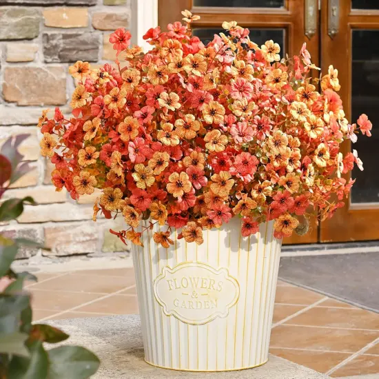 12 Bundles UV Resistant Fall Flowers {2}