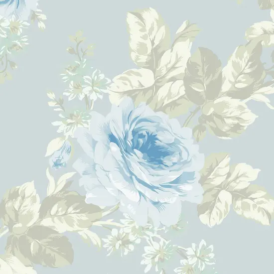 Rachel Ashwell Royal Bouquet Blue Wallpaper {4}