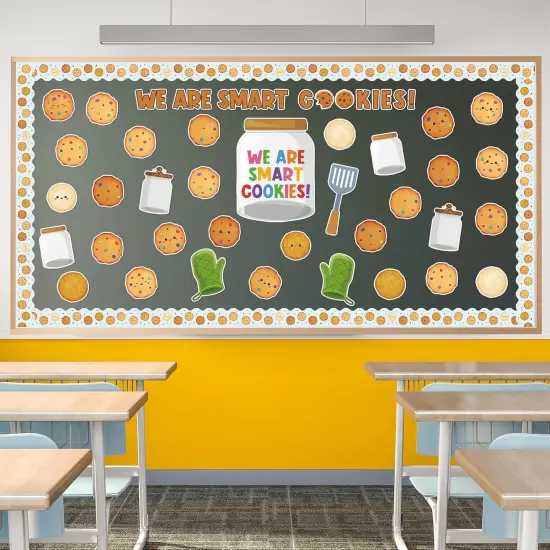 146Pcs Smart Cookies Bulletin Board Classroom Decoration Set {4}