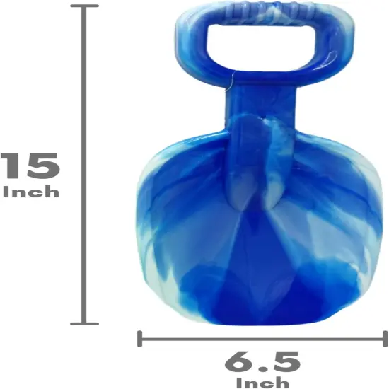 4E's Novelty 3 Pcs Beach Shovel Large 15 Inch Sand Shovel for Kids Heavy Duty Plastic - Great for Beach Toys for Kids 3-10, Sand Toys for Toddlers, Outdoor Summer Sandbox Toys {5}