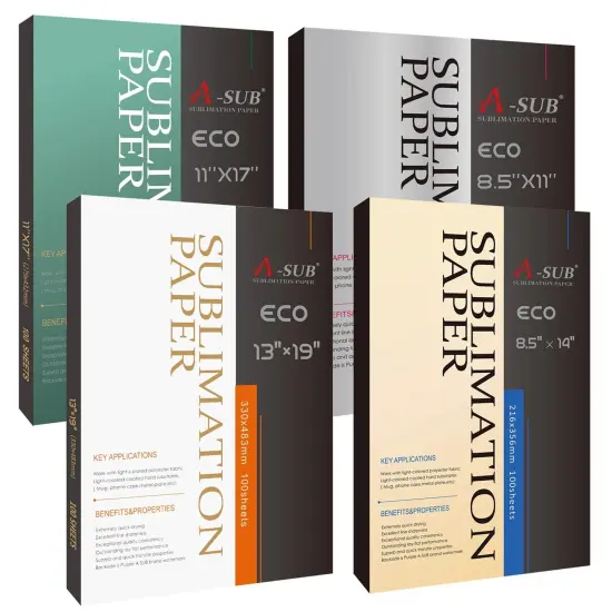 A-SUB Eco 125g Sublimation Paper in Multiple Sizes {2}