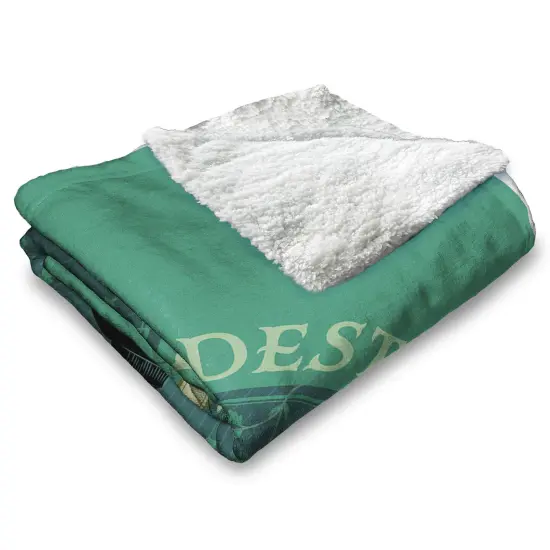 Universal Wicked Silk Touch Sherpa Throw Blanket Destined to Fly {4}