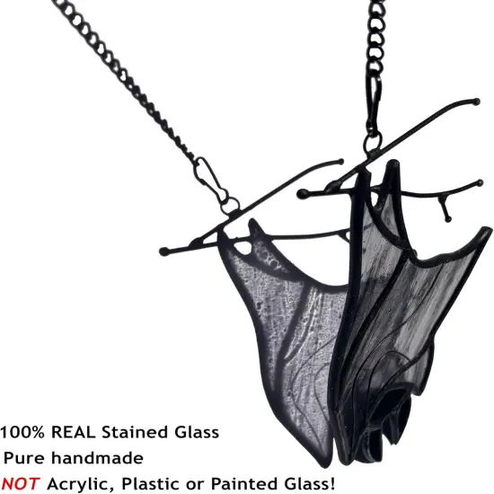 Stained Glass Bat Decor {2}