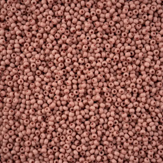 John Bead 11/0 Opaque Dyed Solgel Czech Glass Seed Beads, 250g Opaque Pink {1}