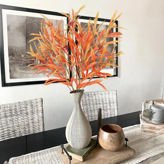 Artificial Fall Leaf Spray Plants {3}