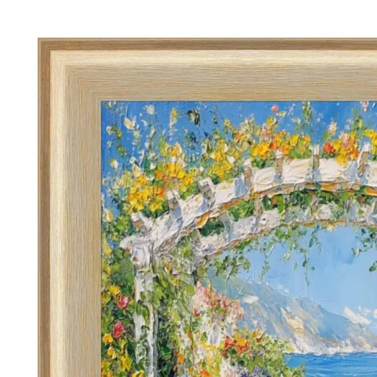 Gold Brushed ModernContemporaryScoop Picture Frame 27x27 frame {2}