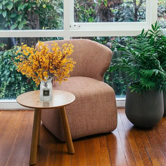 10 Pcs Artificial Babys Breath Flowers Orange {5}