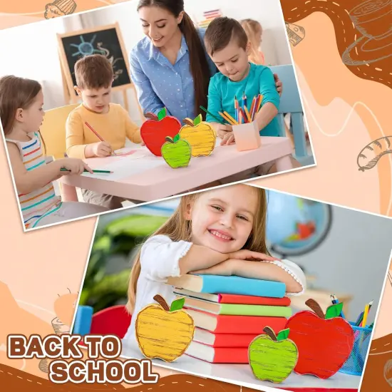 Back to School Wooden Table Decor {5}