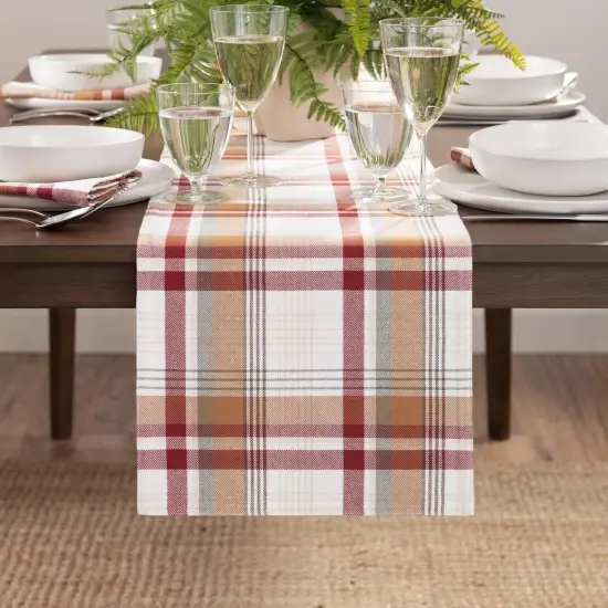 Home Fashions Seneca Plaid Harvest Fall, 13"x70" {1}
