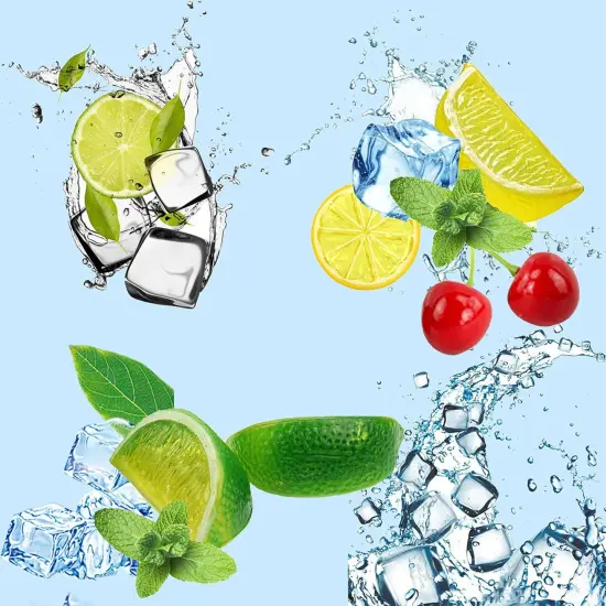 40 Pcs Fake Ice and Fruits {2}