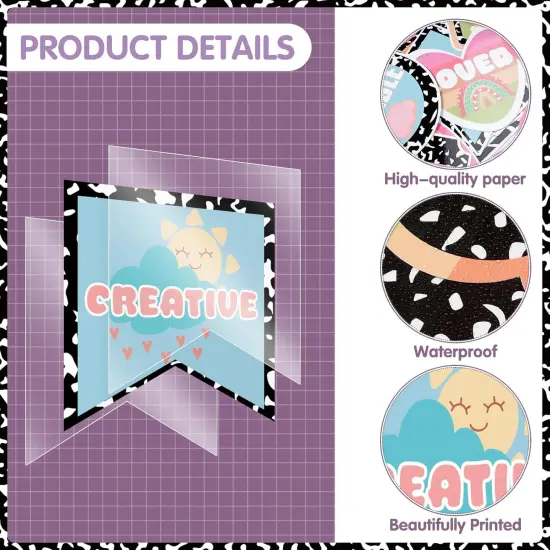 39Pcs Composition Affirmation Station Bulletin Board Set {3}