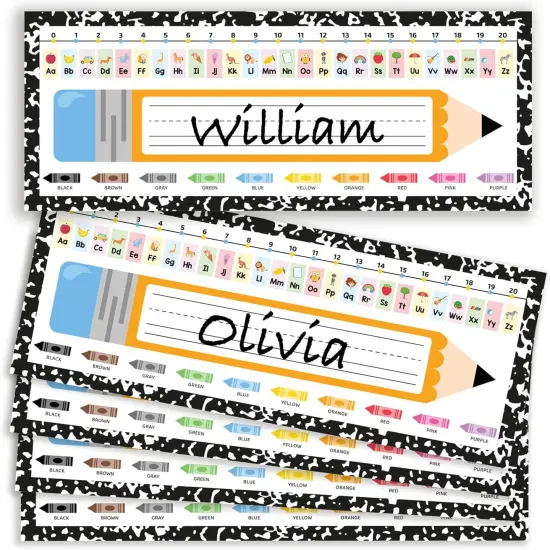 36 PCS Desk Name Tags for Classroom {1}
