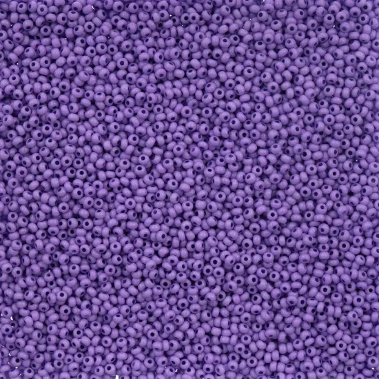 John Bead 11/0 Opaque Dyed Solgel Czech Glass Seed Beads, 250g Grape {1}