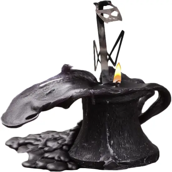 Bat Shaped Candle Decorations {3}