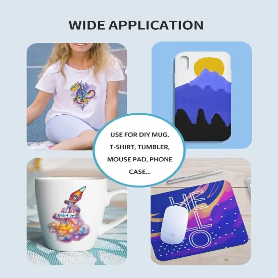 Sublimation Starter Bundle - 8.5x14 Paper + Ink for Inkjet {2}