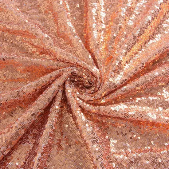 1 Yard Blush Glitter Embroidery Sequin Fabric 52" Wide Polyester for DIY Clothes, Curtain & Event Backdrop {1}