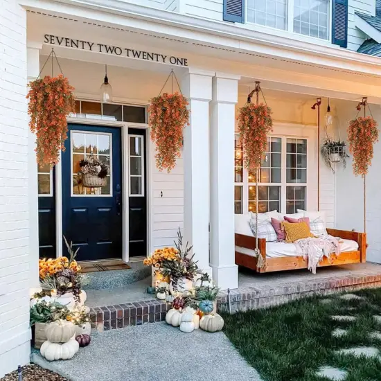 Artificial Fall Flowers Artificial Hanging Plants {3}