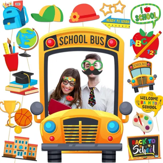 21Pcs Back to School Photo Props School {1}