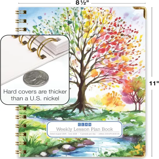 Period Dated Teacher Lesson Plan (Tree Seasons) {4}