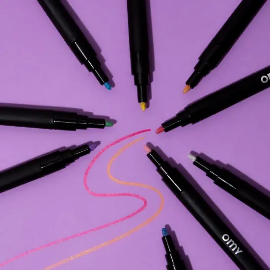 GLITTER MARKER SET {4}