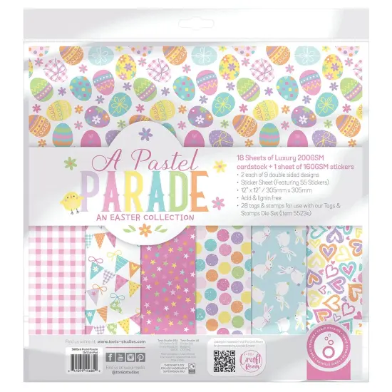 Tonic Studios Art Pad 12"X12" -A Pastel Parade {1}