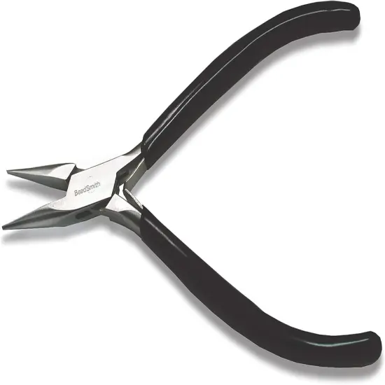 The Beadsmith Chain Nose Pliers &ndash; Extra Fine Tips &ndash; PVC Grip Handle with Double Leaf Springs &ndash; Jewelry Making Tool for Creating Bracelets, Earrings and Necklaces {5}