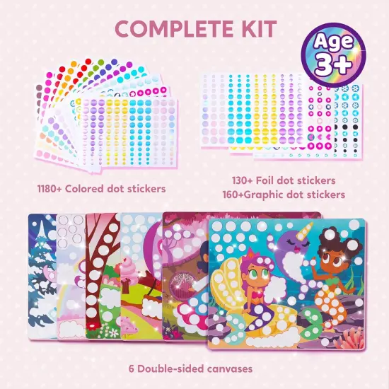 No Mess Sticker Dot Art Kit for Kids Craft Kits {2}