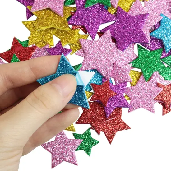 270PCS Self Adhesive Star Shaped Wall Stickers for Kid's Arts Craft Supplies {1}