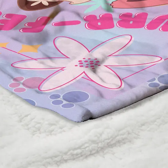 Hasbro Littlest Pet Shop Silk Touch Sherpa Throw Blanket Purr-fect pals {5}