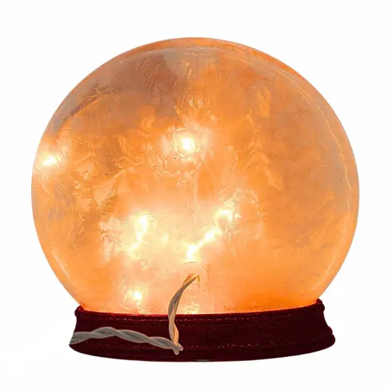 Stony Creek 7.0 Inch Joyful Winter Round Orb Christmas Lighted Glass Accent , Christmas Decor Electric Christmas CARDINAL {2}