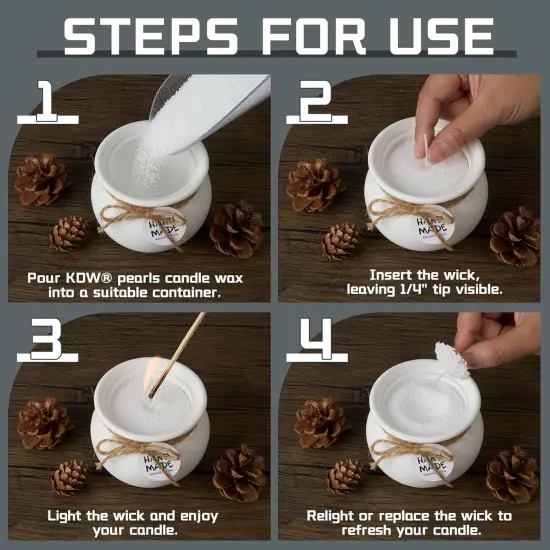 Refillable Sand Candle for Candle Making {2}