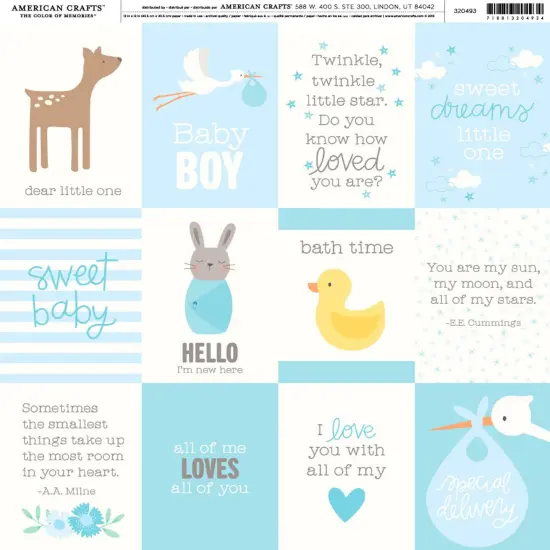American Crafts Brands Holidays & Events Cardstock 12"X12" {1}