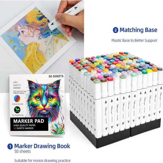 Alcohol Markers 120 Colors {4}